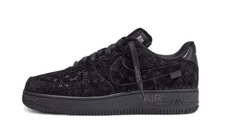 louis vuitton nike air force 1 black